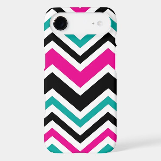 iPhone Case Retro Zig Zag Chevron Pattern (Back)