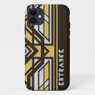 iPhone case SE/5/5s (Black)[Art Deco]