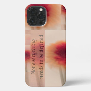 iPhone Case Soft Floral Quote Aesthetic