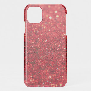 iPhone Case Sparkling Glitter Red