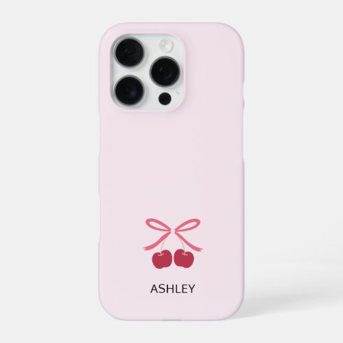 iPhone Case | Sweet Cherry Bow Cute Phone Cover