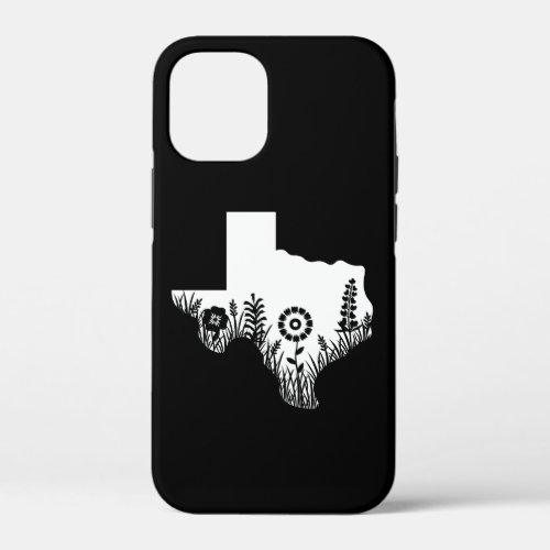 IPhone Case Texas Outline Black