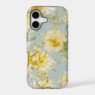 iPhone case Vintage blue flowers