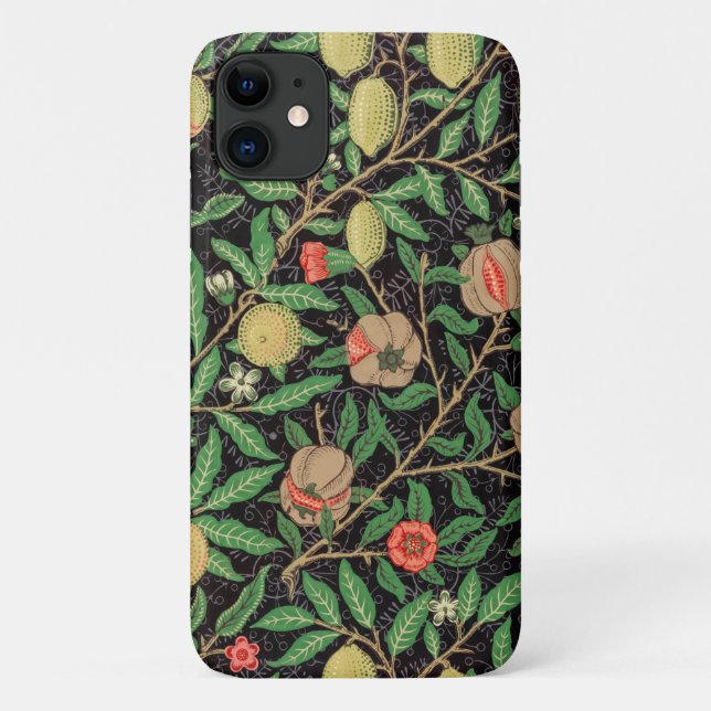 IPHONE CASE : WILLIAM MORRIS : POMEGRANATES (Back)