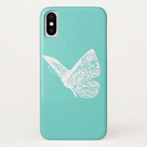 iPhone case with beautiful embellished butterfly