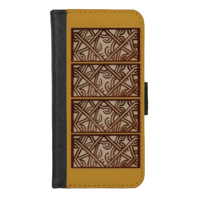 iPhone Case with beautiful gold design (Front)