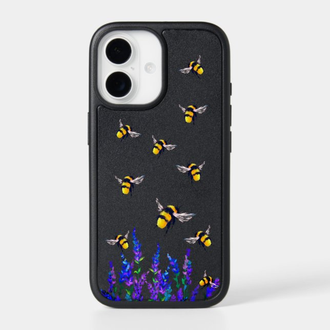iPhone Case with Bees (Back)
