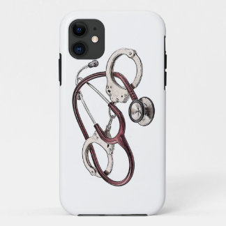 IPhone case with Correctional Nurse logo