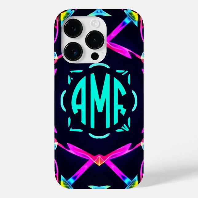 iPhone Case with Customizable Monogram (Back)