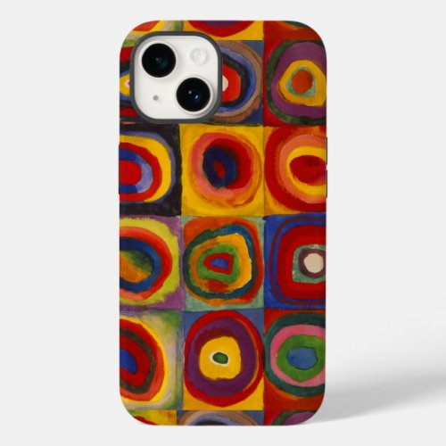 iPhone Case with Kandinskys Squares and Circles