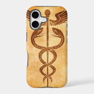 iPhone case with Mercury caduceus.