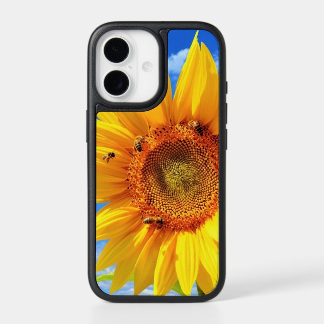 iPhone Case with Sunflower (Back)