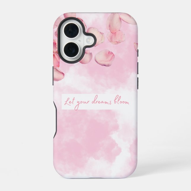 iPhone Cases "Let Your Dreams Bloom" (Back)