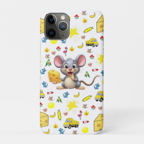 IPhone Cases Mouse Yellow Cheese Truck Stars Cat
