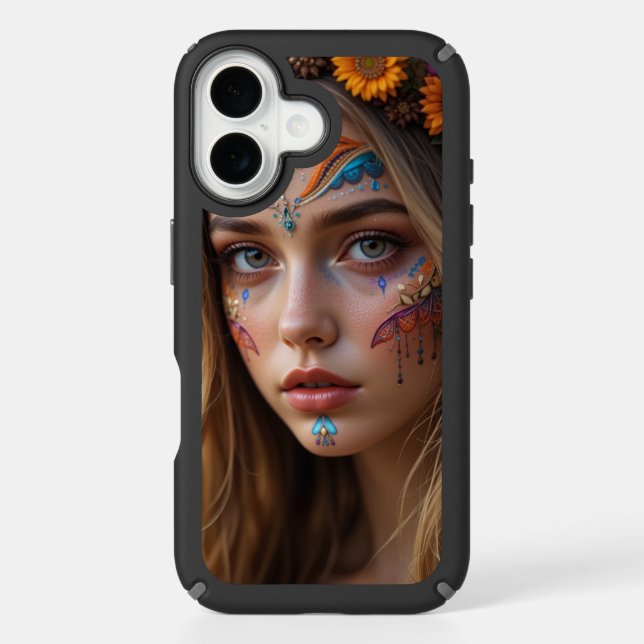 iPhone cell phone case with the image of a beautif (Front)