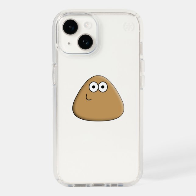 iPhone Clear Case - Happy Pou (Front)