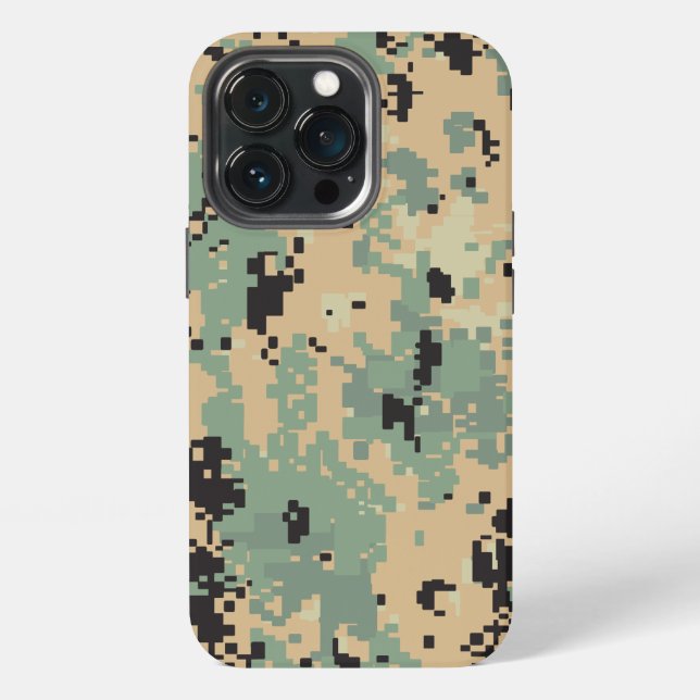 iPhone Digital Camouflage pattern Case (Back)