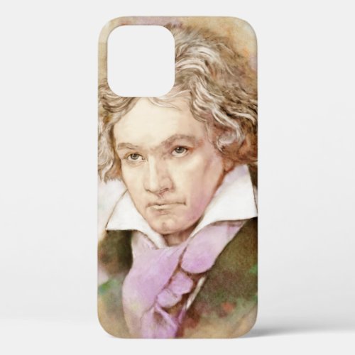 Iphone Hlle mit Portrait von Ludwig van Beethoven iPhone 12 Case