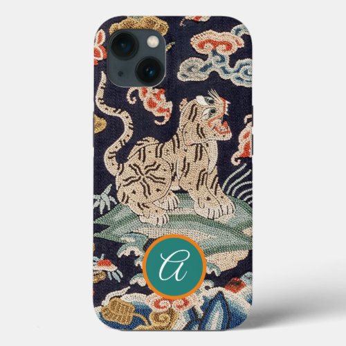 iPhone  iPad case CUSTOM INITIAL JAPANESE TIGER