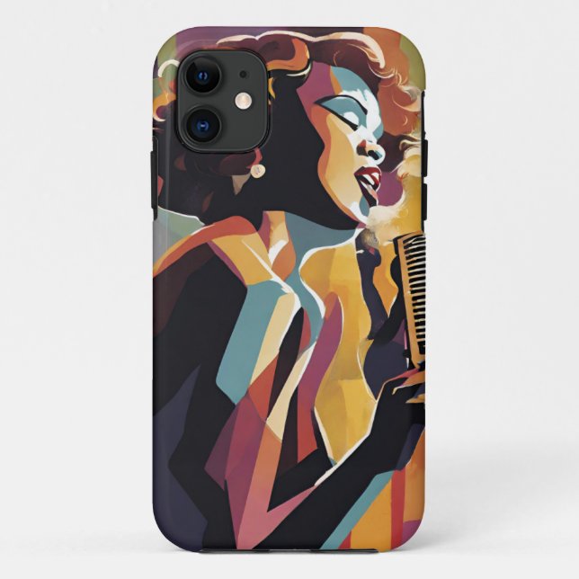 iPhone / iPad case Female Nightclub Singer (Back)