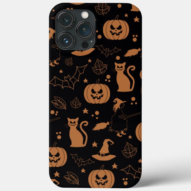 iPhone / iPad case Nightmare Halloween Pattern (Back)
