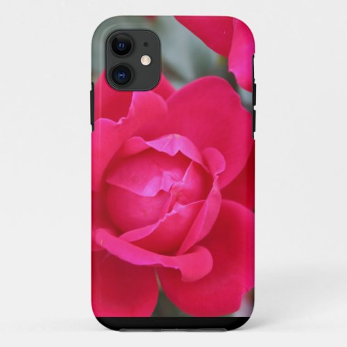 iPhone  iPad case red rose design