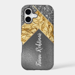 iPhone / iPad case Sparkling Glitter Silver