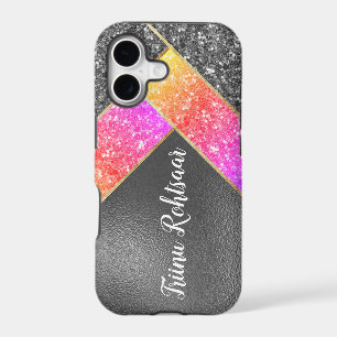 iPhone / iPad case Sparkling Glitter Silver