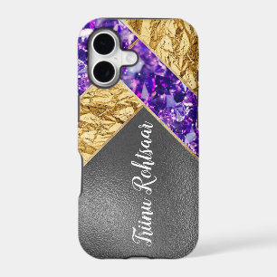 iPhone / iPad case Sparkling Glitter Silver