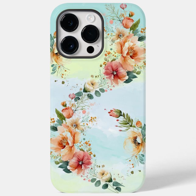 iPhone / iPad case, watercolours flowers Case-Mate iPhone Case (Back)