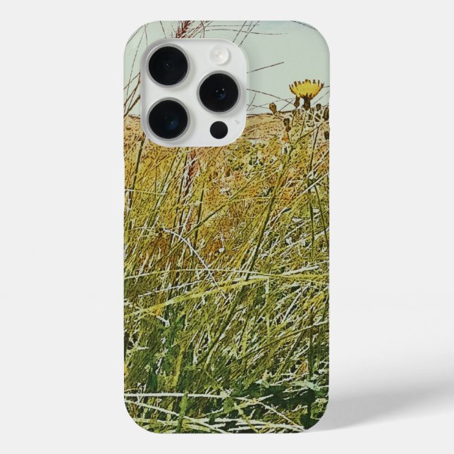 iPhone / iPad case "Wild flowers" (Back)