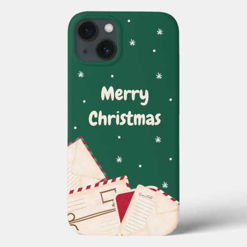 iPhone  iPad case with Christmas letters