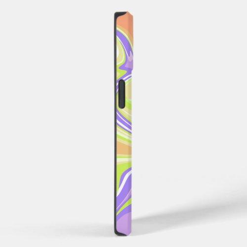 iPhone  iPad case with muted rainbow swirls