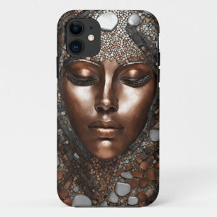 iPhone / iPad case Womens Copper Mosiac Face
