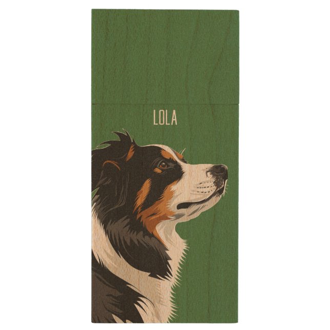 iPhone / iPad case Wood Flash Drive (Back (Vertical))