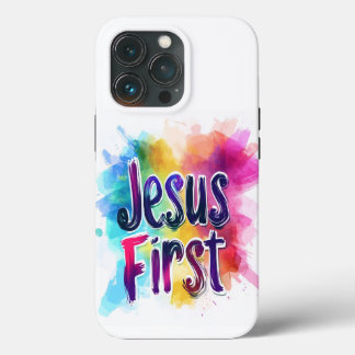 iPhone/iPad Jesus First Shell iPhone 13 Pro Case