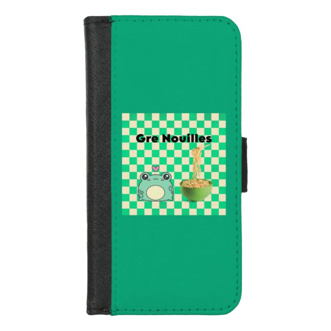 iPhone/iPad Shell iPhone Wallet Case (Front)