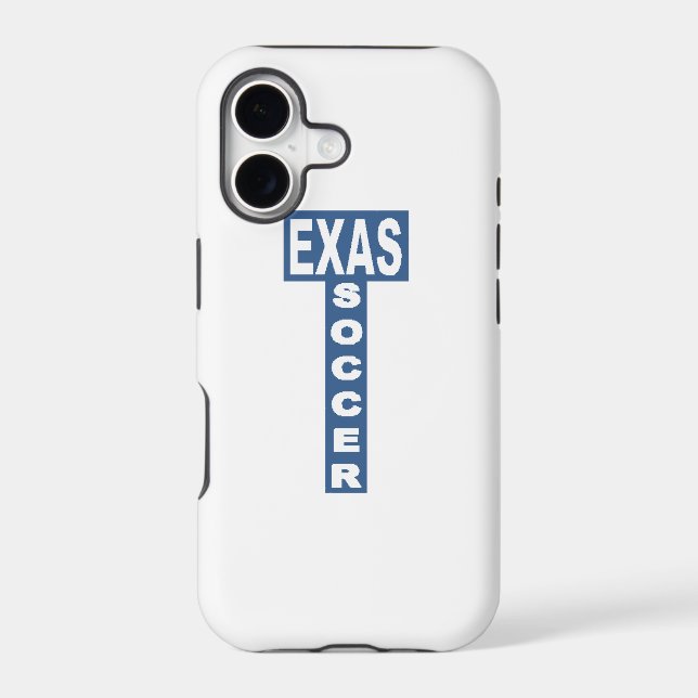iPhone/iPad TEXAS SOCCER Shell Iphone Case (Back)