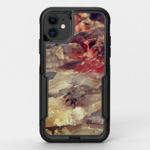 iPhone Otterbox Case Petrified Wood with Quartz