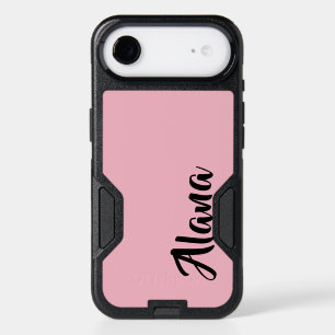 iPhone Otterbox Pink with 5 Character Name 17 Air Case