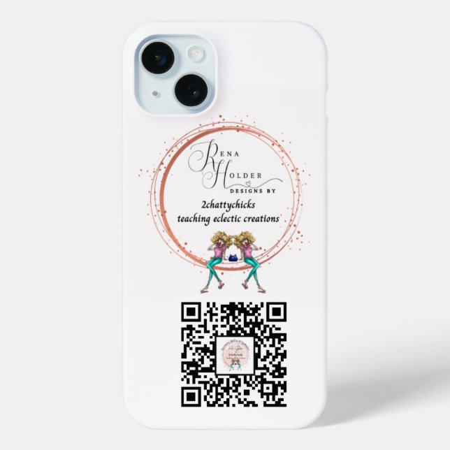 iphone Personalized Logo QR Code  Case-Mate iPhone Case (Back)
