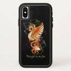 iPhone Phone Case Phoenix Girl on Fire