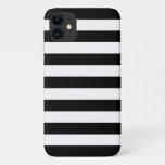 Iphone, Plus Or Pro Case - Black &amp; White Stripes at Zazzle
