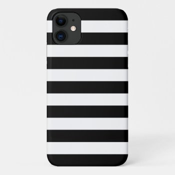 Iphone  Plus Or Pro Case - Black & White Stripes by ipad_n_iphone_cases at Zazzle