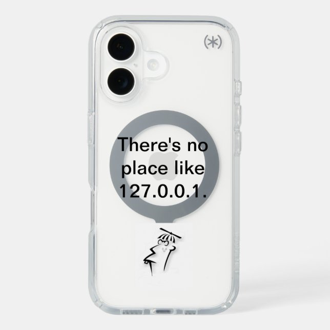iPhone Protector - There's no place like 127.0.0.1 Speck iPhone Case (Front)