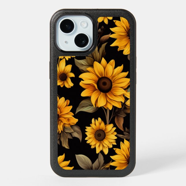 Iphone/Samsung Symmetry Otterbox Cases Sunflower (Back)