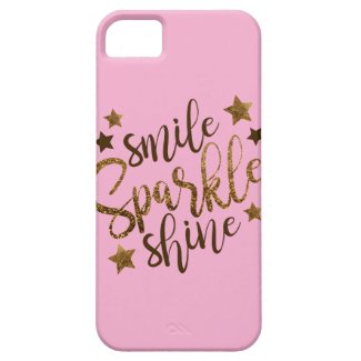 iPhone SE Barely There Smile Sparkle SHine Stars