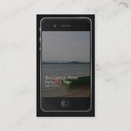 iPhone Style Look Business Card