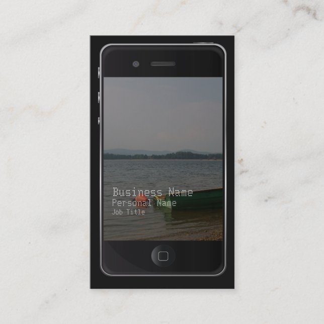 iPhone Style Look Business Card (Front)