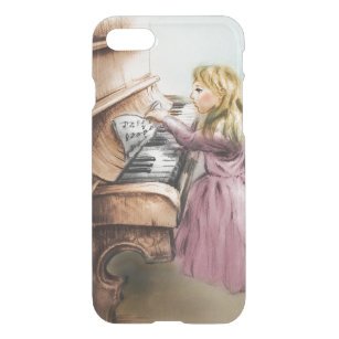 iPhone vintage case - Piano Girl